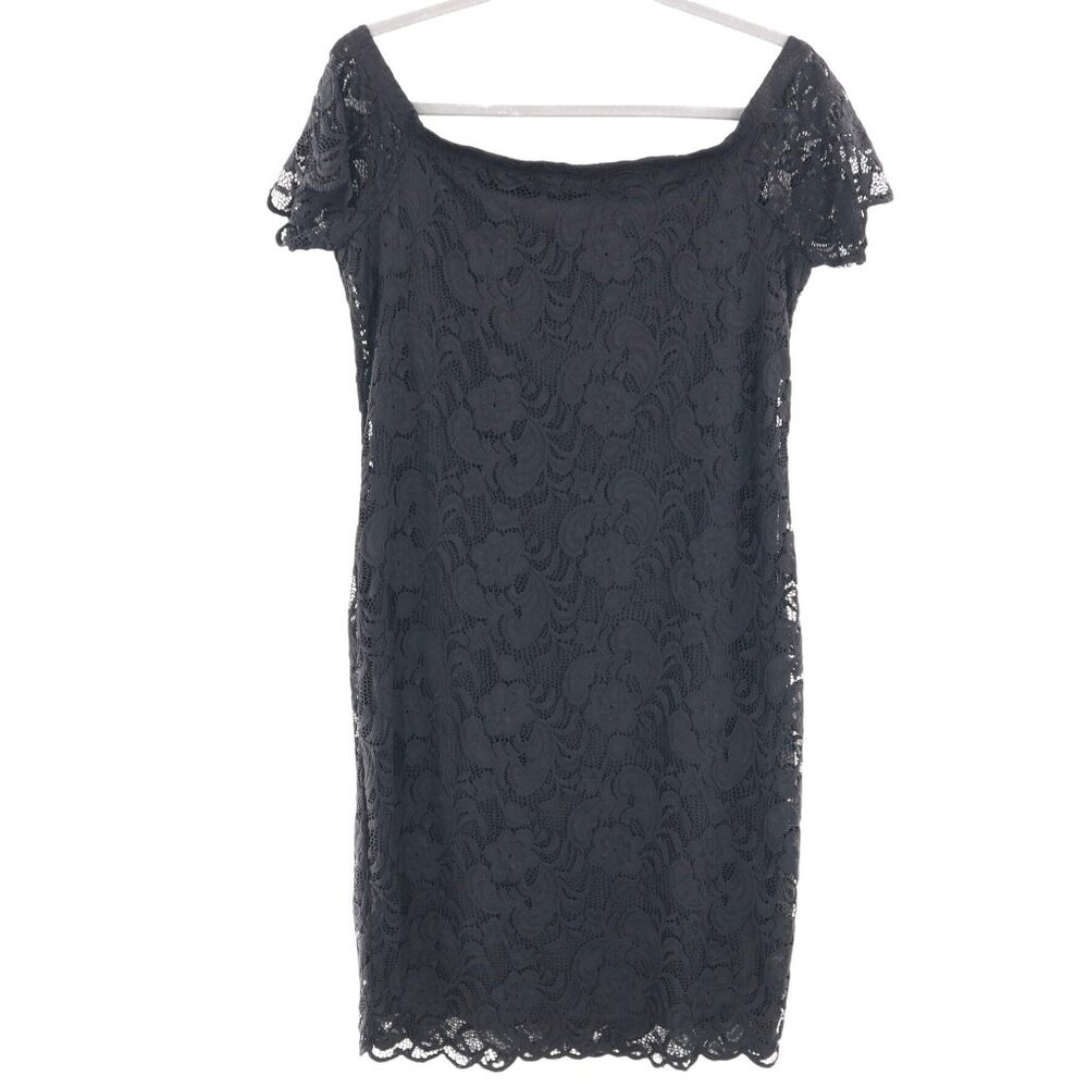 Ambiance Lace Dress Womens 3XL Black Dark‎ Feminine Grannycore Whimsigoth Witchy